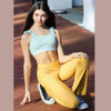 Adult Small Crossover Flare Legging - Honey Gold
