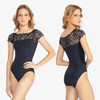 So Danca BY11 Be You Elenita Lace Cap Sleeve Leotard So Danca BY11 Be You Elenita Lace Cap Sleeve Leotard