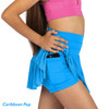 DanzNMotion 25402C Children's Ryder Skort - Caribbean Pop