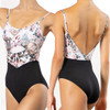 Danse De Paris L0122L Demi Jardin Nutcracker 25 Ebony Camisole Leotard with Festive Bodice