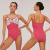 Adult XX-Small Nikolay DA4032MI Regina Camisole Leotard with Gathered Floral Front