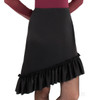 Eurotard 13672 Ruffle Hem A-Line Latin and Rhythm Ballroom Practice Skirt