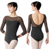 Adult Small Lulli Dancewear LUB859 Iris 3/4 Mesh Sleeve Leotard