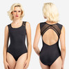 Adult Large Lulli Dancewear LUF703 Elise Wide Tank Leotard with Mesh Detail