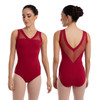 Adult X-Small Intermezzo 31416 Meryl Tank Leotard with Mesh V-Back