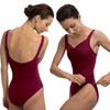 Adult XX-Small Nikolay DA2002MPN Eva Tank Leotard with Adjustable Leg - Bordeaux