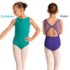 Mirella by Bloch M50009C Children's Celestia Boat Neck Tank Leotard with Mesh Back