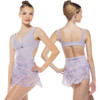 Eleve Dancewear Tulip Pull-On Ballet Skirt - Pressed Leaves Mesh