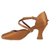 Merlet Chanel Closed Toe Smooth Ballroom Dance Shoe with 2.5" Heel
