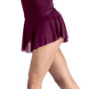 DanzNMotion 26405A Joie Mesh High-Low Skirt - Merlot
