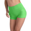 DanzNMotion 26402C Children's Parker Pocket Dance Short - Luminous Lime Green