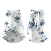 Danse De Paris S0002L Velvet Chiffon Wrap Ballet Skirt Monet Blue