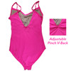 Nikolay DA5101MPN Vanity Camisole Leotard with Shirred Mesh Bodice