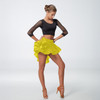 Dance Me UL468-14# High-Low Latin and Rhythm Ballroom Practice Skirt