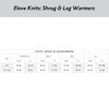 Eleve Dancewear Thigh High Loose Cut Knit Leg Warmers - Twilight