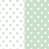 Eleve Dancewear Jane Cap Sleeve Leotard - Spearmint & White Polka Dot