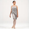 Nikolay 0404N Bobbie-1 Heat Retention Warm-Up Shortard Overalls - Grey