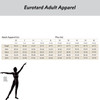 Eurotard 4402 Microfiber Tank Leotard Size Chart