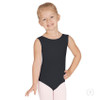 Eurotard 4489 Children's Microfiber Tank Leotard Black