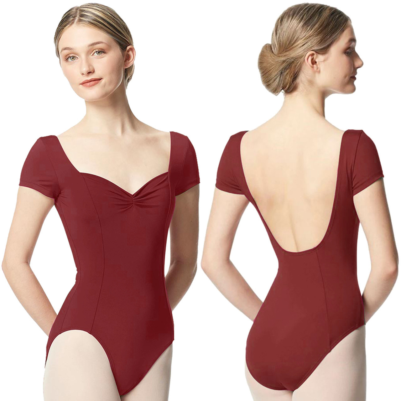 LUB333 Anfisa Princess Seamed Cap Sleeve Leotard - Lindens Dancewear