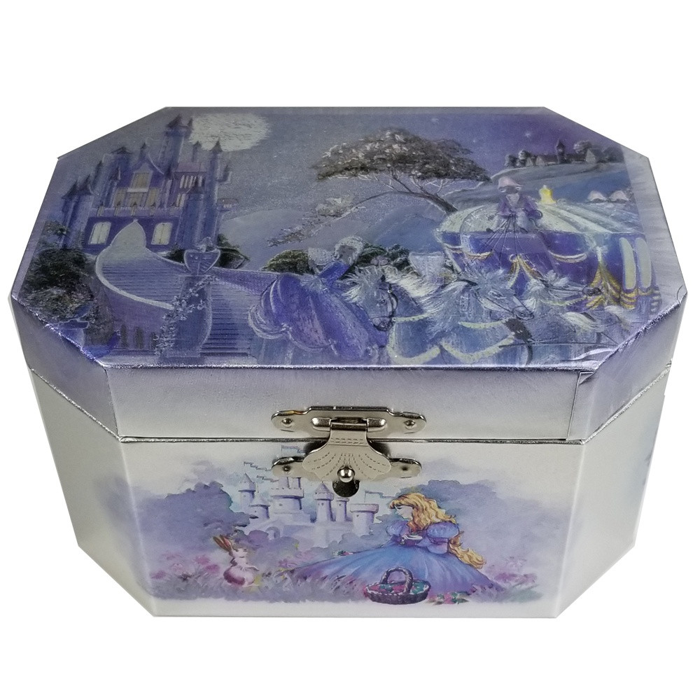 JB017 Enchanted Fairytale Castle - Periwinkle Ballerina Music