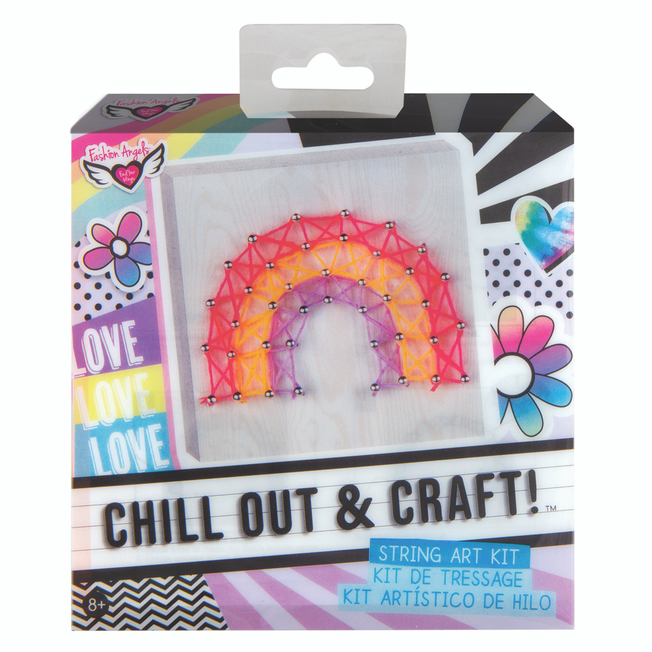 12498 Chill Out and Craft - Rainbow String Art - Lindens Dancewear