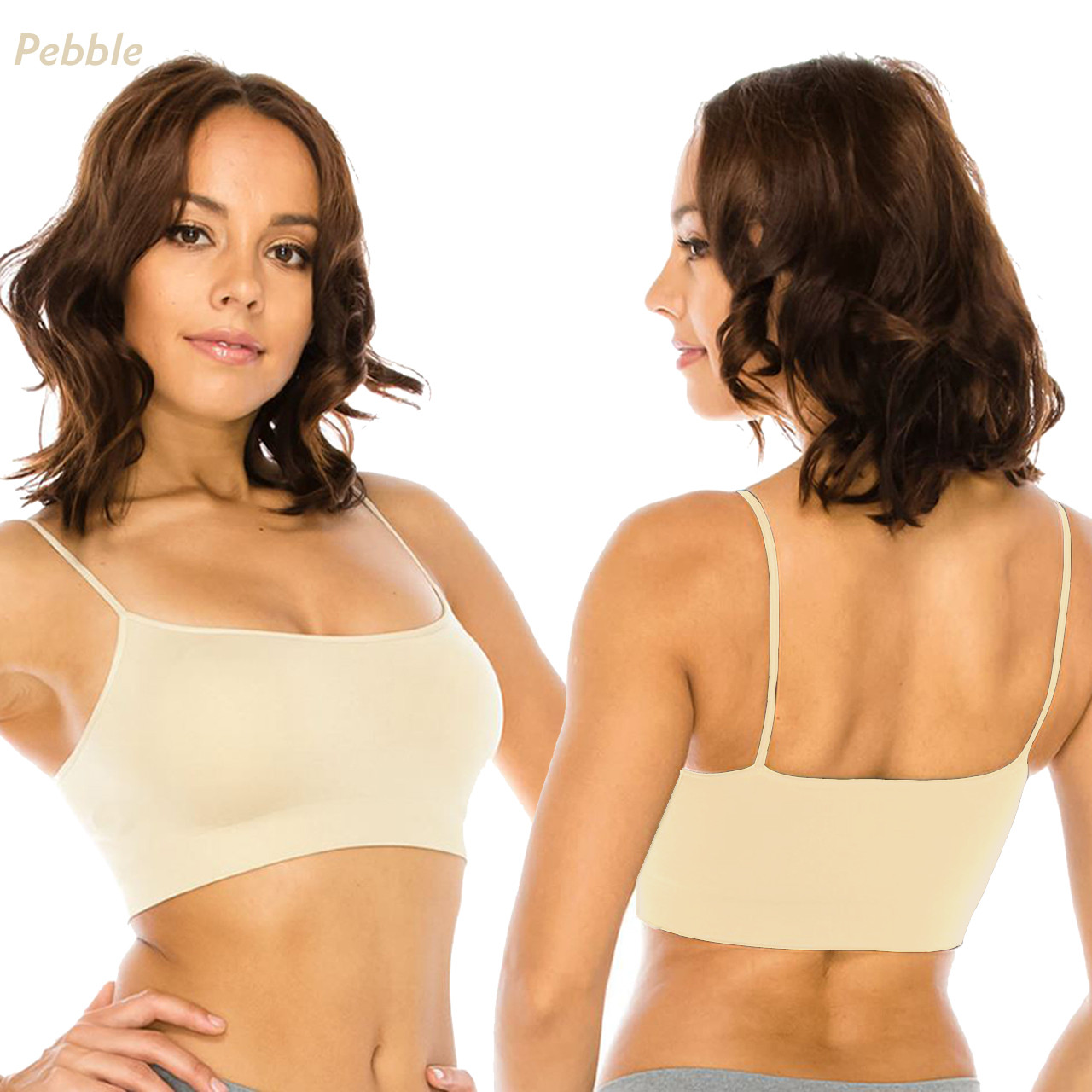 BC128 Padded Double Layer Camisole Bra Top