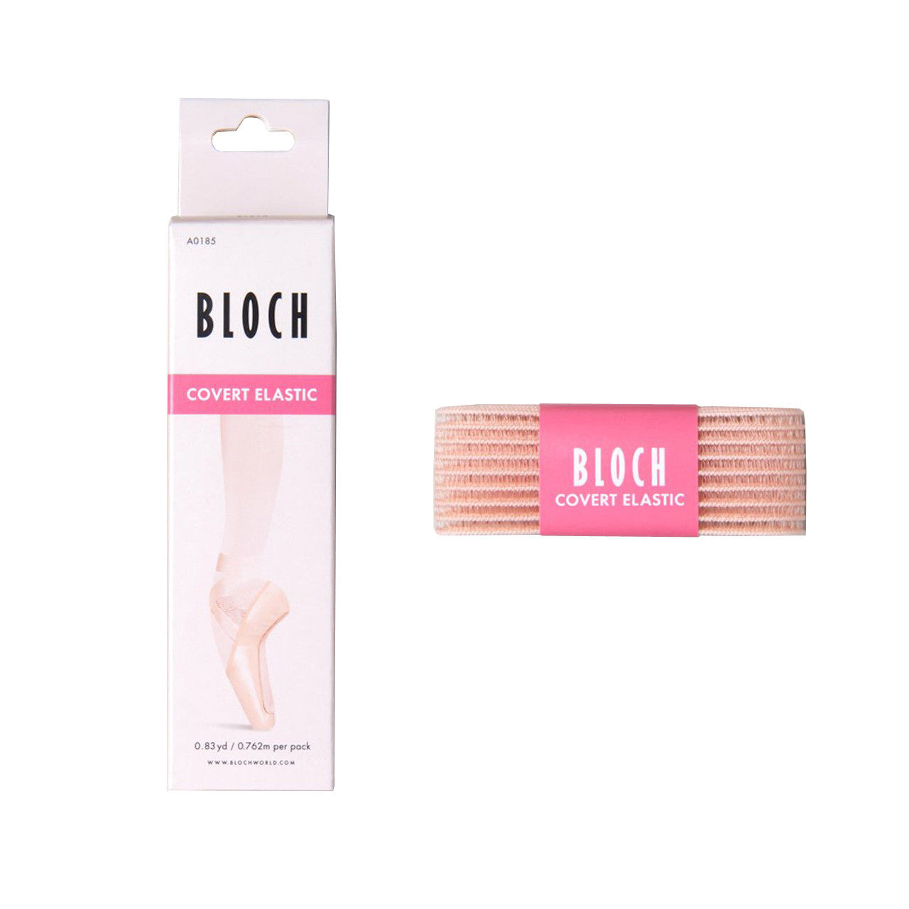  Bloch Dance A0185 Covert Elastic Ballet/Pointe Shoe Elastic,  Pink, One Size : Clothing, Shoes & Jewelry