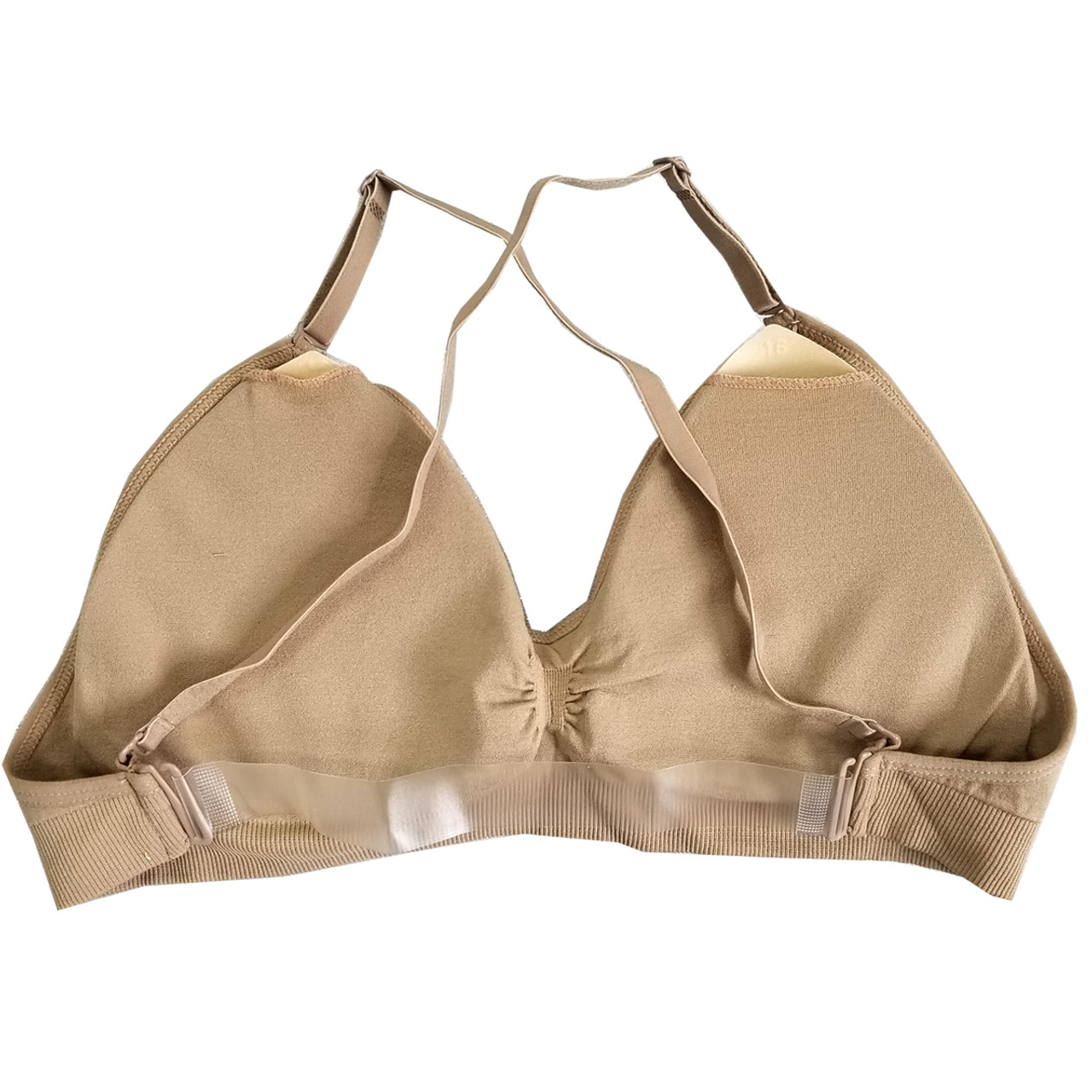 Silky Dance Seamless Clear Back Bra w/ Removable Pads