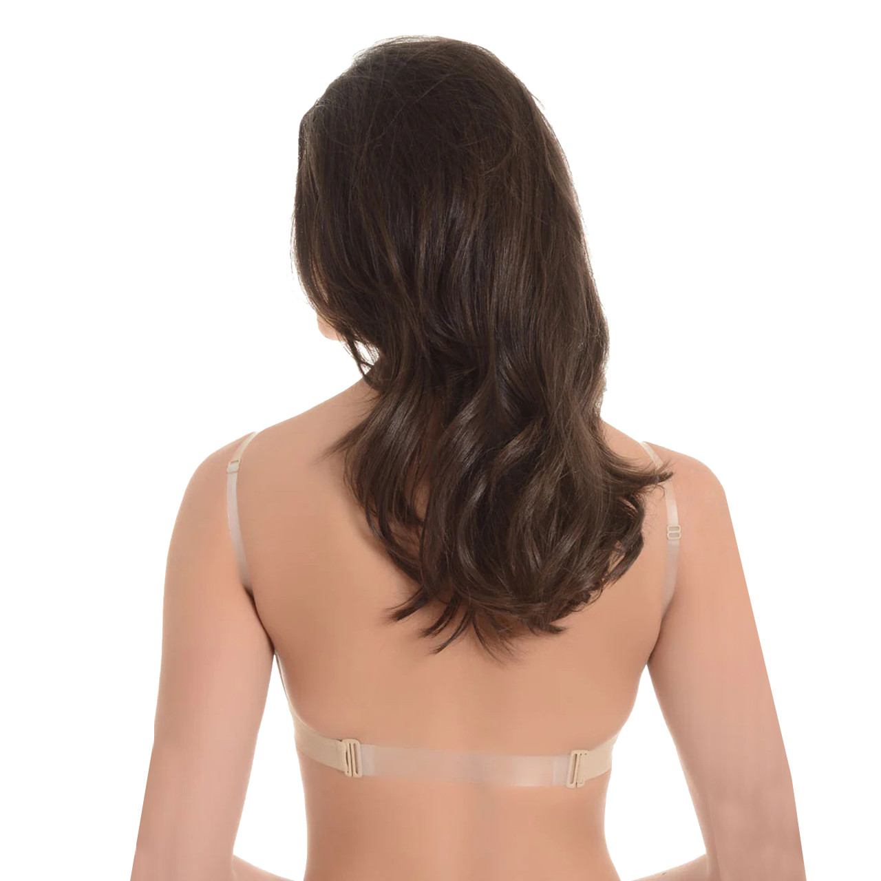 333 Seamless Dance Bra with Removable Cups and Clear Back Strap - Lindens  Dancewear