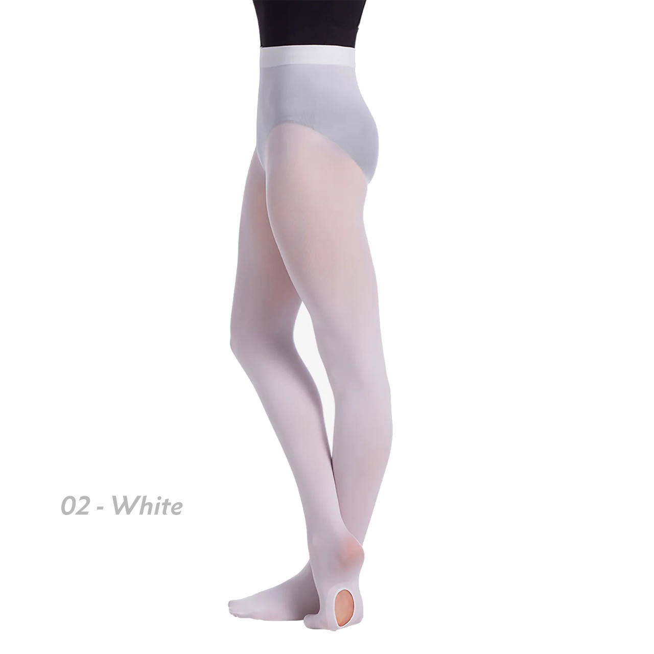 TS81 Children's Transition / Convertible Tights with Self Knit Waistband -  Lindens Dancewear