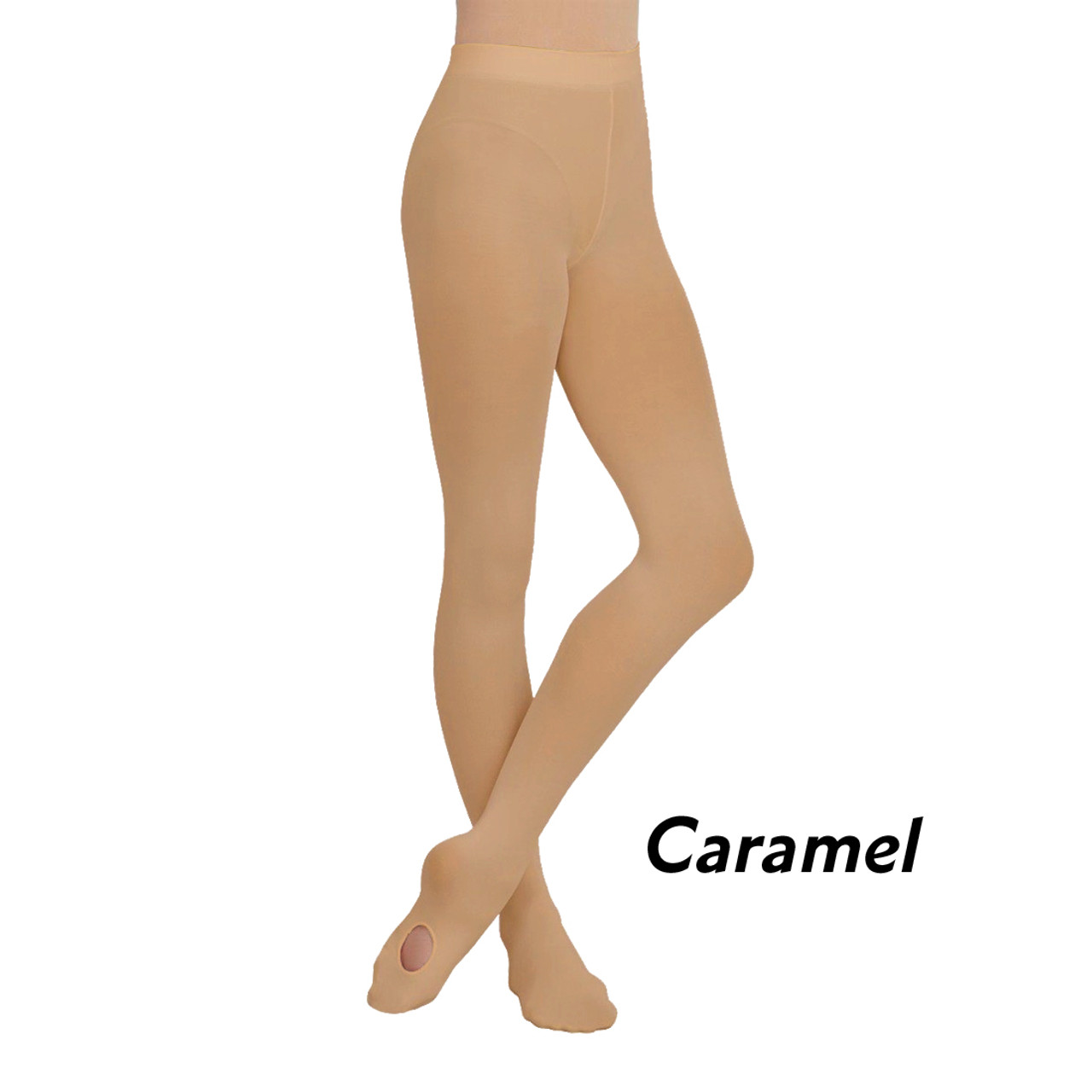 Toddler Transition Tights with Self Knit Waistband - Convertible Tights, Capezio 1916X