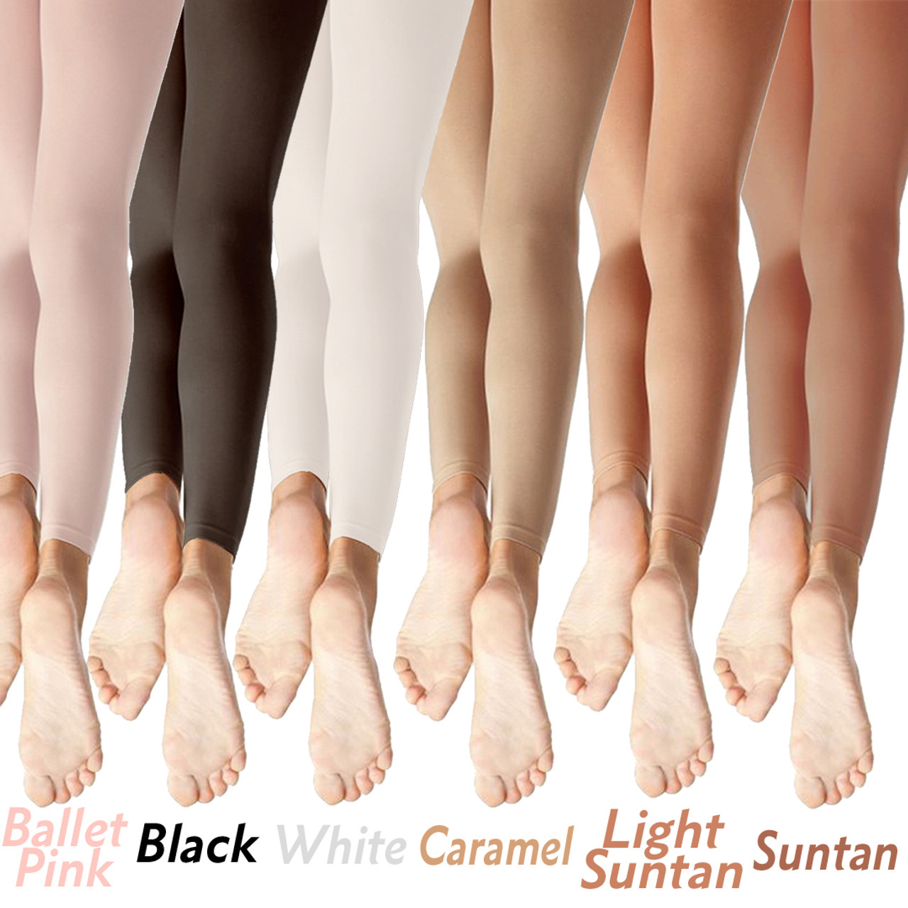 Capezio - Ultra Shimmery Footless Tights