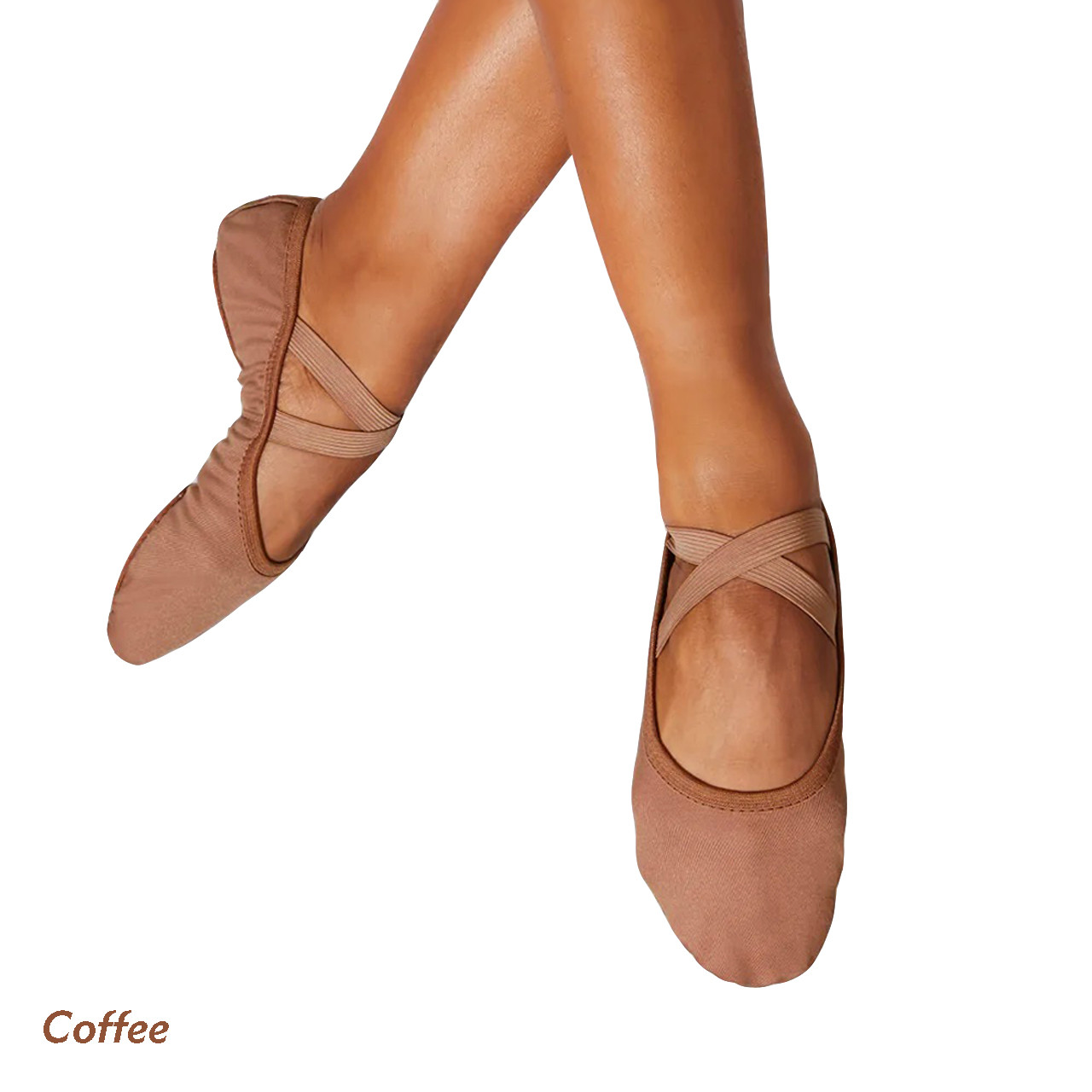 Demi-pointes Perfoma BLOCH S0284L - TEATRICAL PINK en toile stretch
