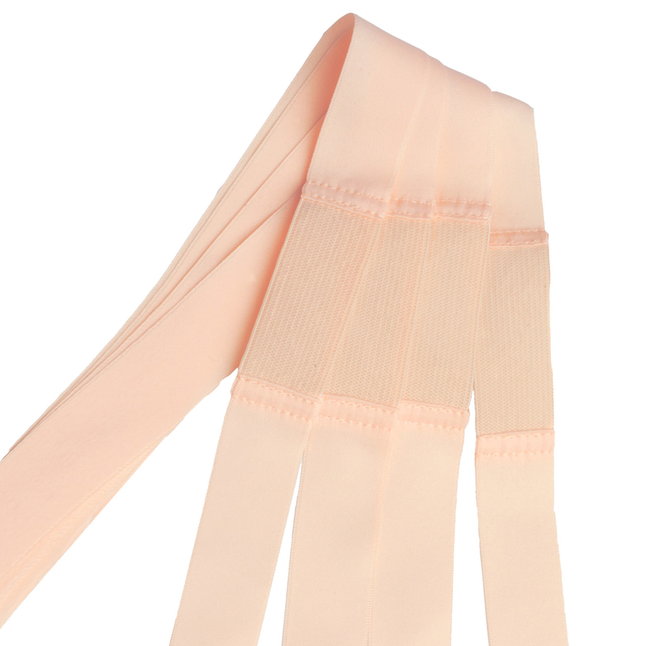 Pointe Shoe Ribbon With Elastic Inserts