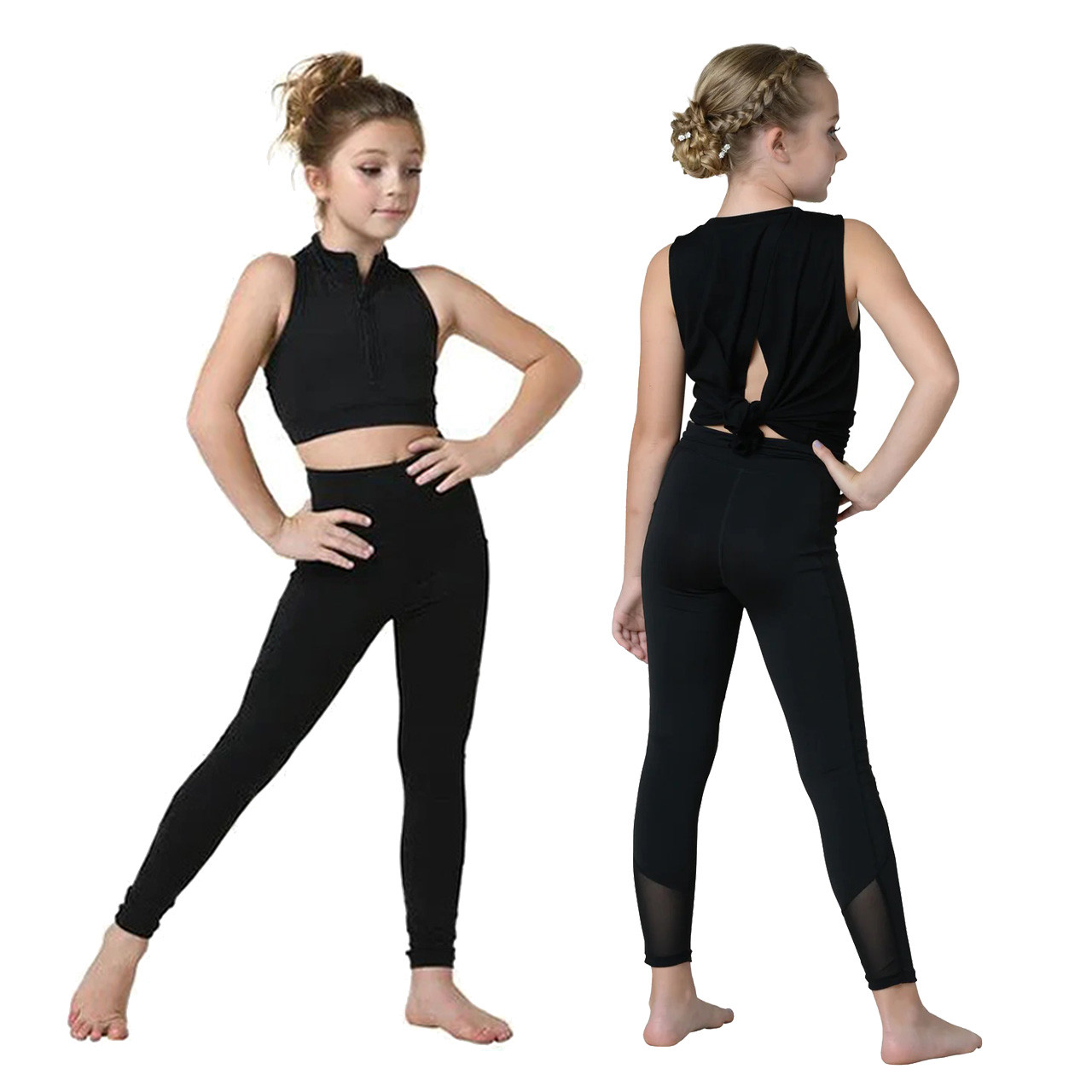 Amazon.com: MERIABNY Leggings for Girls Workout Pants Size 6X 7 8 Active  Joggers with Pockets for Sports Fitness Exercise Black: Clothing, Shoes &  Jewelry