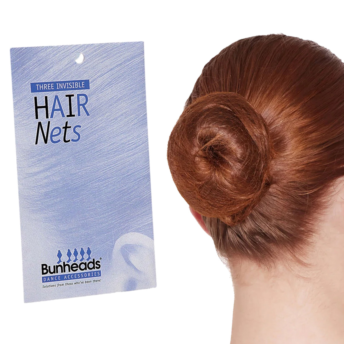 BH425 Auburn Hair Nets - Lindens Dancewear