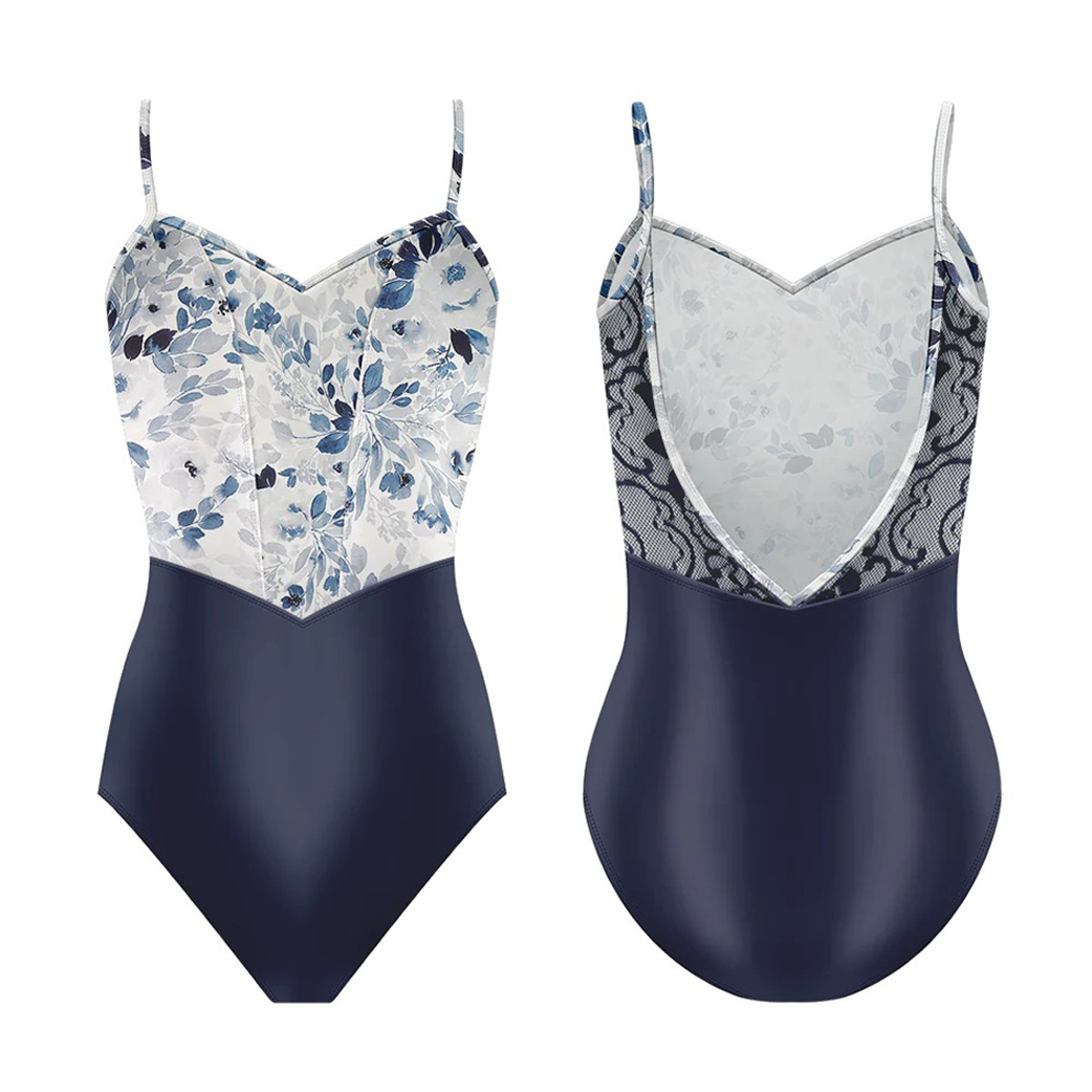 ON SALE Chanelle Camisole Leotard (Smoke Blossom) main image 0