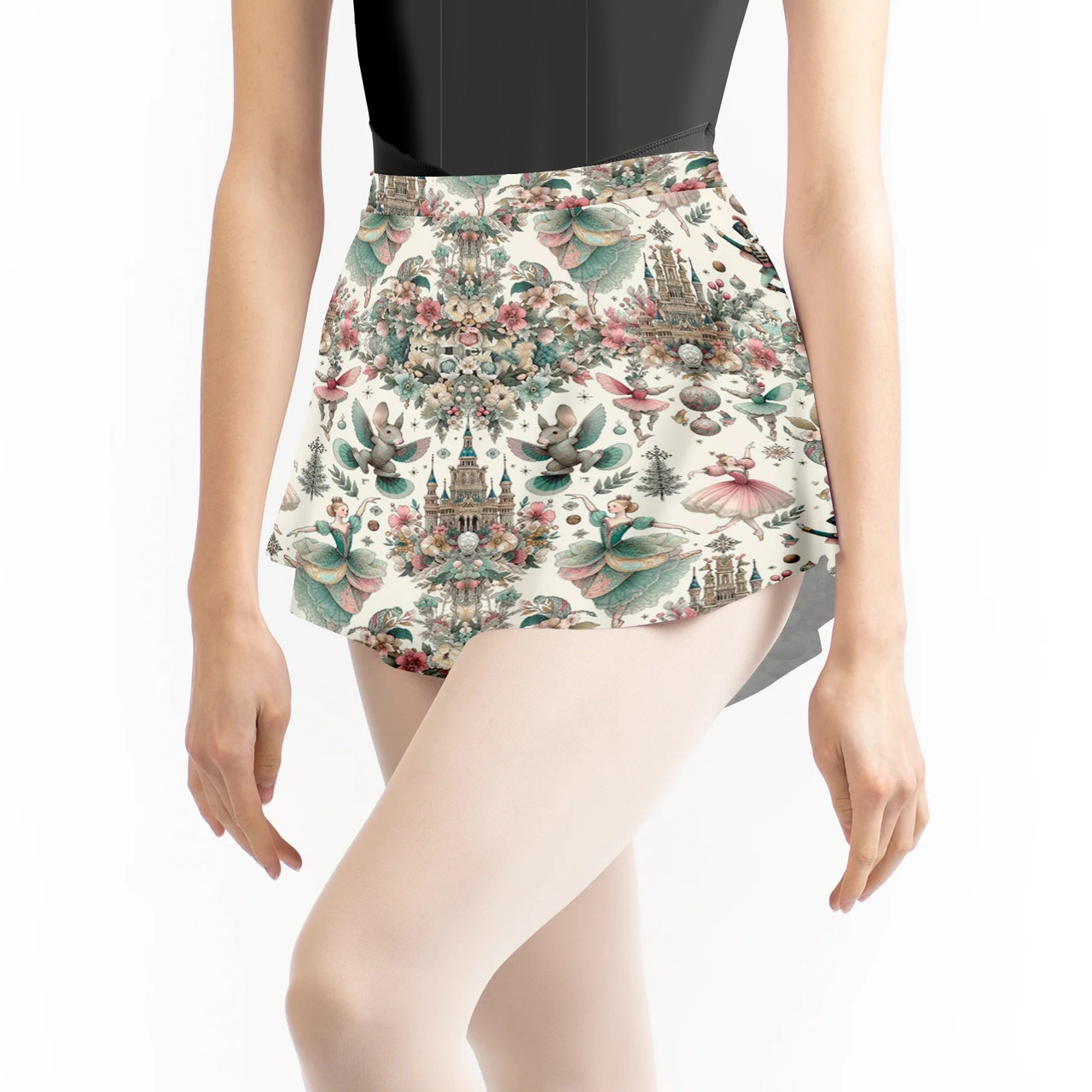 S0024L Nutcracker 24 Patterned Pull-On Ballet Skirt