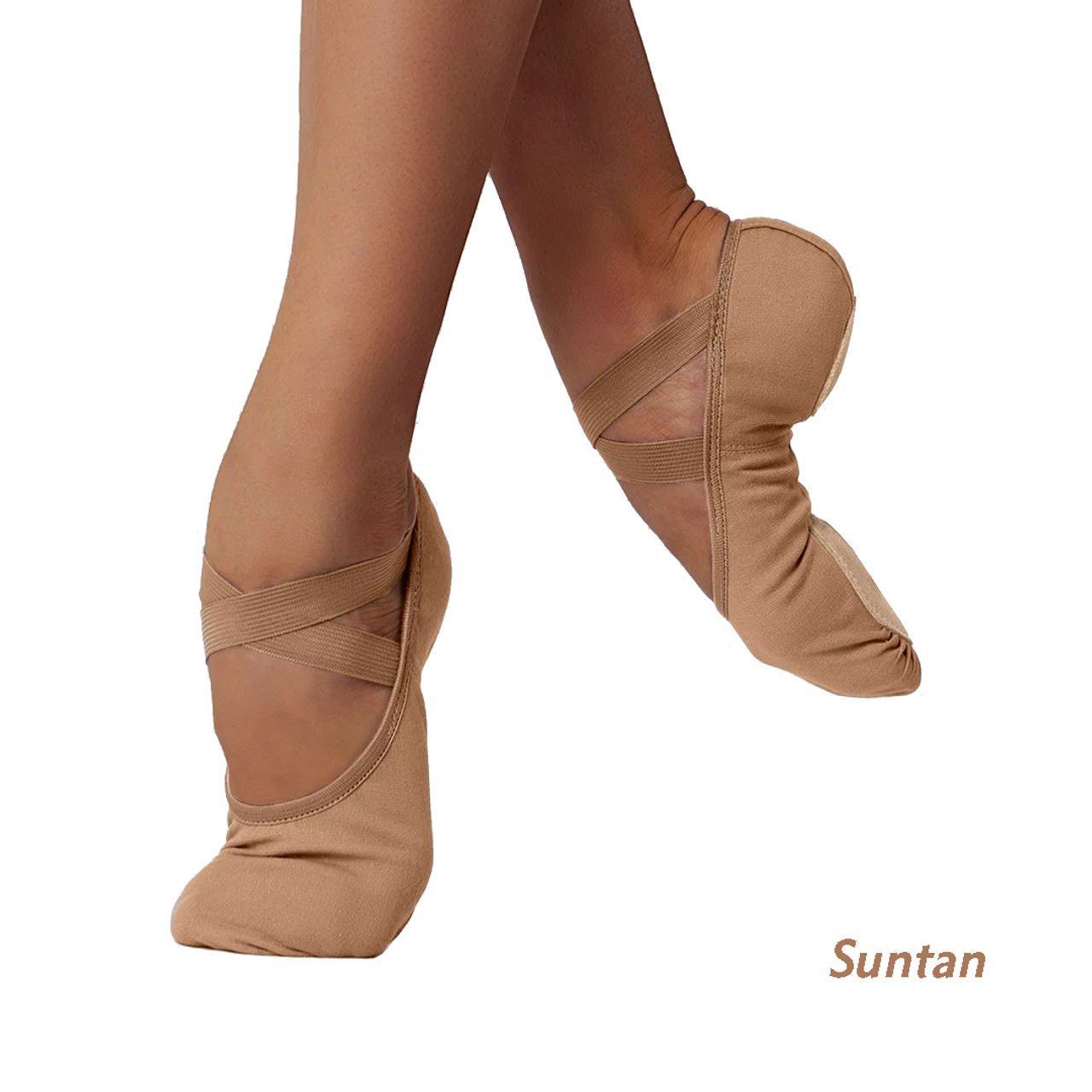 SD16 Skin Tone Bliss Stretch Canvas Ballet Shoe Lindens Dancewear