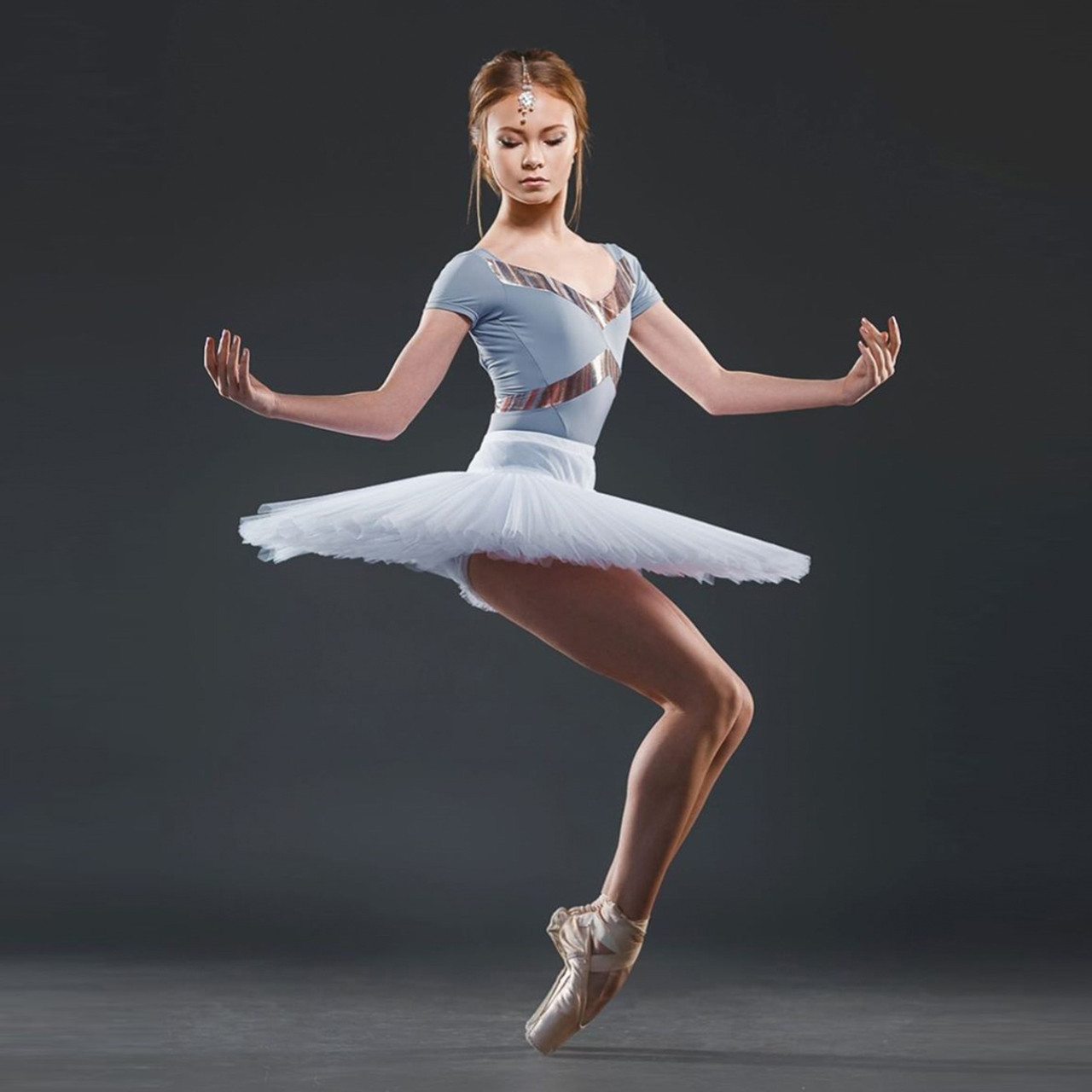 0455N 7 Layer Hooped Practice Tutu - Lindens Dancewear