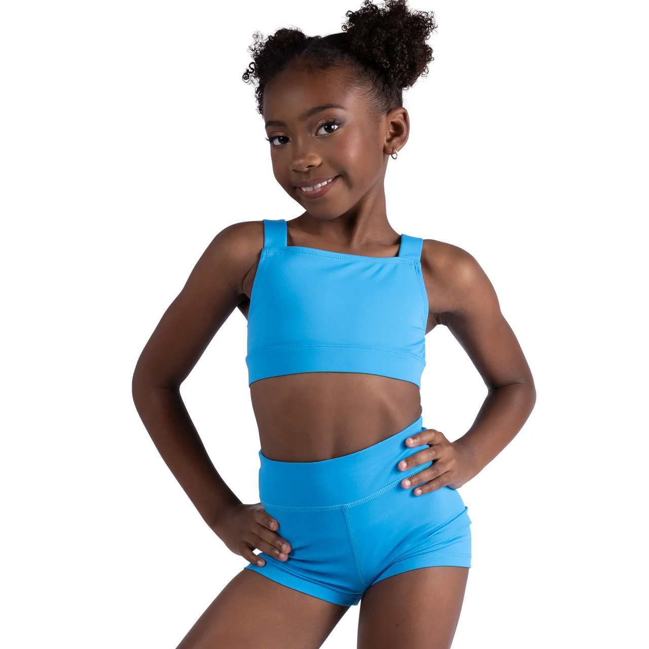 25313C Children's Coty Criss-Cross Back Dance Top - Lindens Dancewear