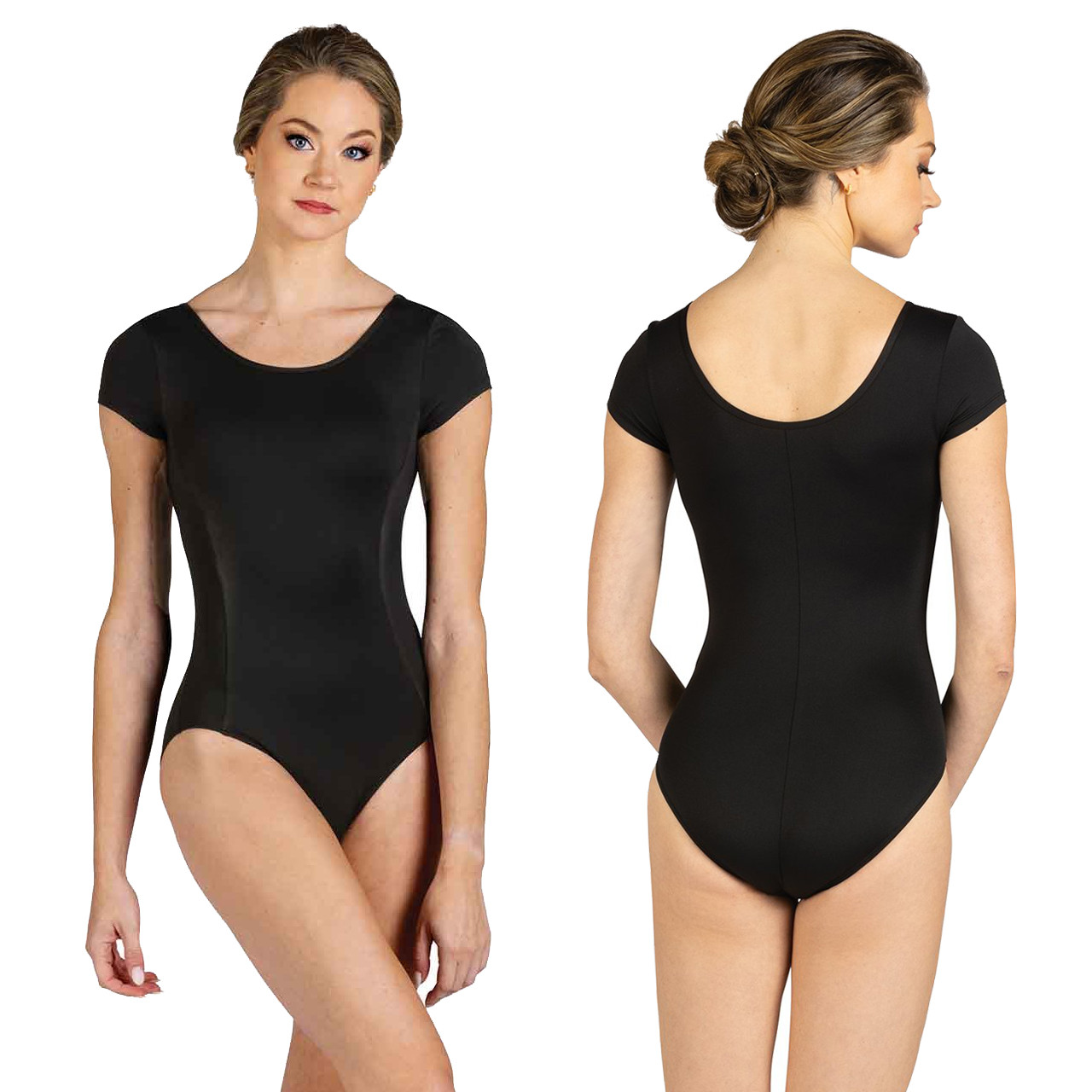 25136A Ella Cap Sleeve Leotard with Built-in Bra - Lindens Dancewear