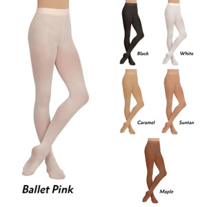 Capezio Ultra Soft Transition Tights with Self Knit Waistband