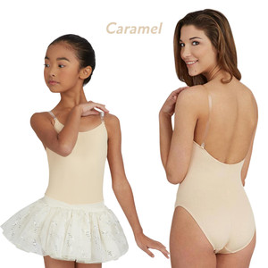Capezio Camisole Leotard with BraTek, Mocha, X-Small : : Clothing,  Shoes & Accessories