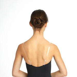 3777W Deep Neck Clear Back Bra – Limbers Dancewear