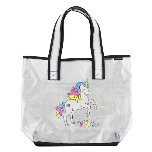 Fashion Angels 77568 Transparent Holographic Unicorn Tote