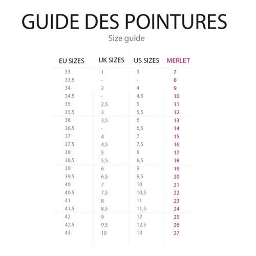 Merlet 031 Cloe Pointe Shoe