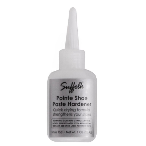 Suffolk Dance 1561 Pointe Shoe Paste Glue Hardener Clear 1 Oz