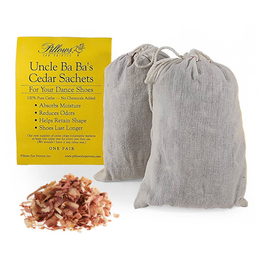 Pillows For Pointe CED Uncle Ba Ba's Cedar Sachets For Dance Shoes